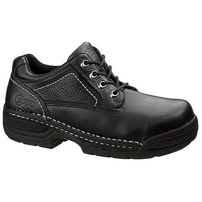 HYTEST Men's Steel Toe Opanka Oxford Black Work Shoe - K10150