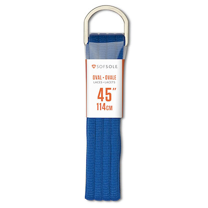 IMPULS,LLCD 45" Oval Shoelaces, Royal Blue