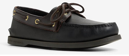 Sperry Men's Authentic Original™ Leather Wide Boat Shoe Black - 13935277