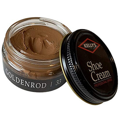 Kelly's Shoe Cream Polish (1.5 oz jar) Goldenrod - KSC-33