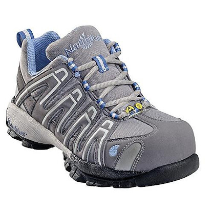 Nautilus Safety Footwear Women's Soft Toe ESD Athletic Work Shoe Grey - N4391