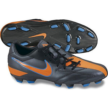 NIKE Men's T90 Shoot IV Firm Ground Cleats Black