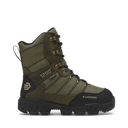 LaCrosse Women's 8" Cold Snap II Waterproof Insulated Hunting Boot Olive Night - 536711