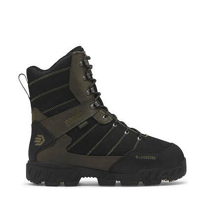 LaCrosse Men's 9" Cold Snap II Waterproof Insulated Hunting Boot Jet Black - 536713