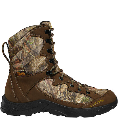 LaCrosse Men's 8" Clear Shot Waterproof 400g Insulated Hunting Boot Mossy Oak Break-Up Camo Print - 542161