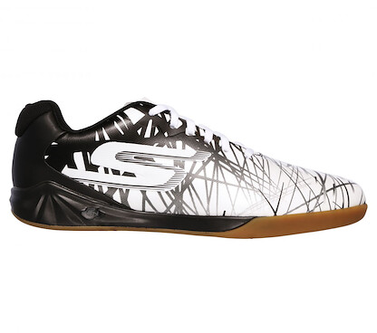 Skechers Men's Leverage Powerplay Soccer Shoes White/Black - 54905-WBK