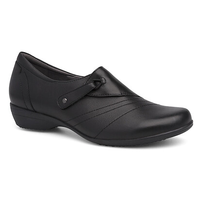 Dansko Women's Franny Wide Black Milled Nappa Leather - 5510100200