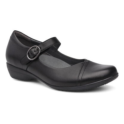 Dansko Women's Fawna Wide Black Milled Nappa Leather - 5511100200