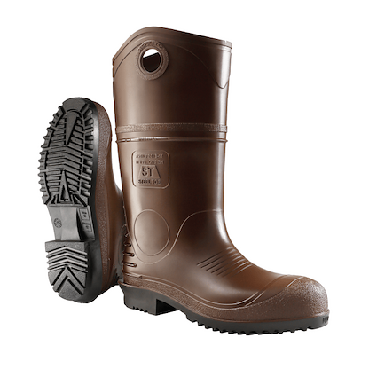 DUNLOP DuraPro XCP Steel Toe Waterproof Pull On Work Boot Brown - 8408600