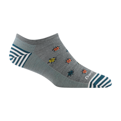 Darn Tough Women's Lucky Lady No Show Lightweight Lifestyle Sock Seafoam - 6074-SEAFOAM