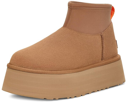 UGG Women's Classic Mini Dipper Fashion Boot, Chestnut, 5