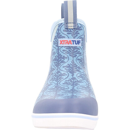 XTRATUF Women's Salmon Sisters Ankle Deck Boot, Dusk Blue Kelp, Size 9(M)