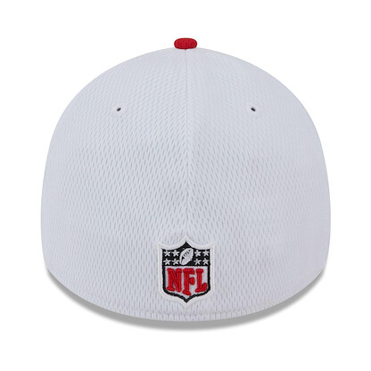 New Era Men's White/Red Kansas City Chiefs 2023 Sideline 39THIRTY Flex Hat