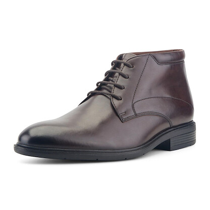 Rockport Men's Oakes Waterproof, Dark Brown, 11.5 Wide