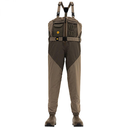 LaCrosse Men's Alpha Agility Select 1600G Front Zip Waders Brown - 725366
