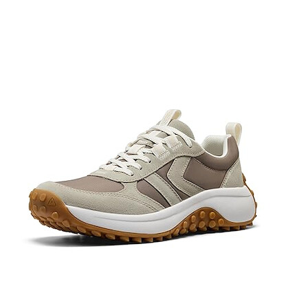 KEEN Women's KS86 Comfortable Durable Retro Style Sneakers, Abbey Stone/Brindle, 7.5