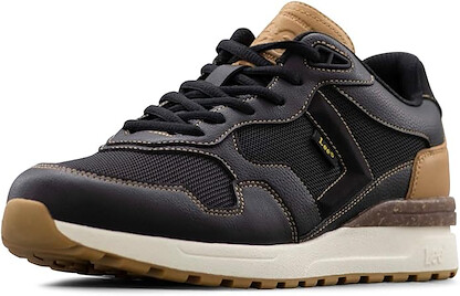 Lee Men's Damien Low-Top Sneaker Black/Tobacco - M000053-0853