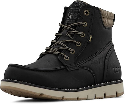 Lee Men's Waylon High-Top Boot Black/Driftwood/Black Denim - M000008-0698