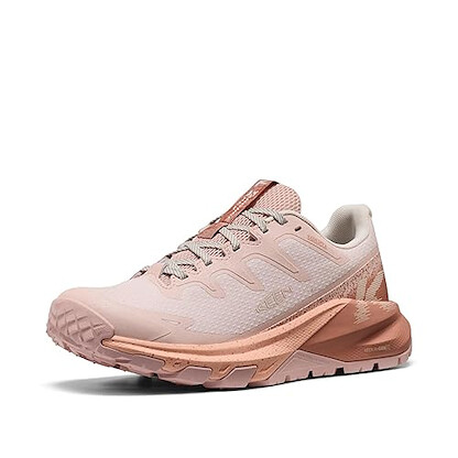 KEEN Women's Targhee Apex Durable Lightweight Comfortable Waterproof Hiking Shoes, Cameo Rose/Peach Fuzz, 12