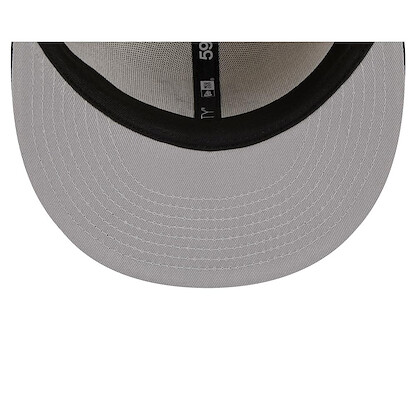New Era Men's Cream/Black Pittsburgh Steelers 2023 Sideline Historic 59FIFTY Fitted Hat