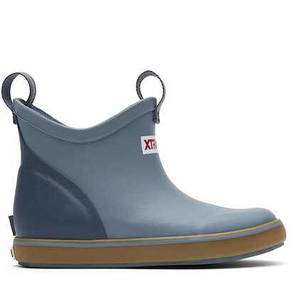 XTRATUF Unisex Little Kids Ankle Deck Boot Stormy Blue - XKAB203C