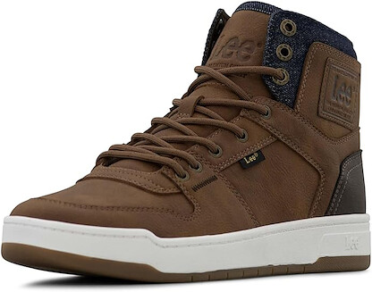 Lee Men's Daybreaker Hi-Top Sneaker Chocolate - M000065-2516