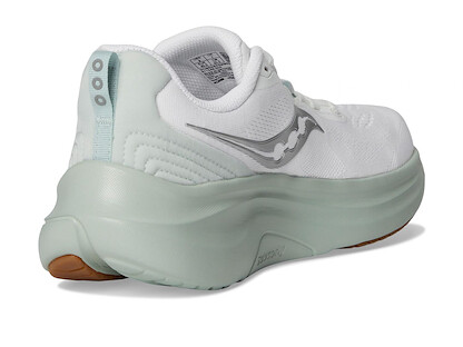 Saucony Women's Lancer Run Sneaker, White/Mist, 6