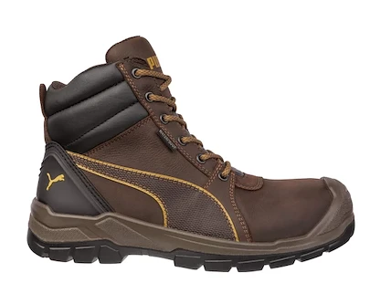 PUMA Safety Women's 6" Tornado CTX Mid Composite Toe Waterproof Work Boot Brown - 630685