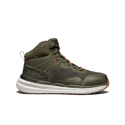 KEEN Utility Men's Synchro Carbon-Fiber Toe Waterproof Work Boot Forest Night/Gum - 1030303