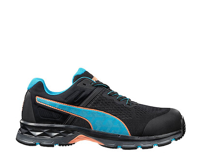PUMA Safety Women's Define 2.0 Composite Toe ESD Work Shoe Black/Aqua - 643945