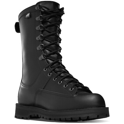 Danner Men's 10" Fort Lewis Waterproof 200g Insulated All Leather  Tactical Boot Black - 69110