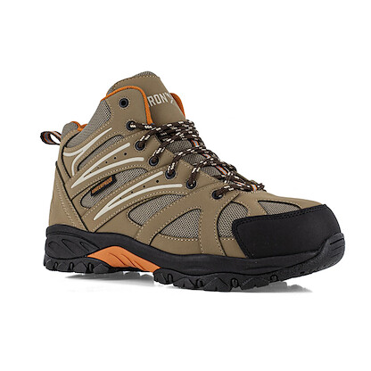 IRON AGE Work Men's Surveyor Brown Composite Toe Waterproof Hiker Work Boot Brown - IA5401