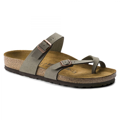 BIRKENSTOCK Women's Mayari Stone Birkibuc (regular width) - 0071071