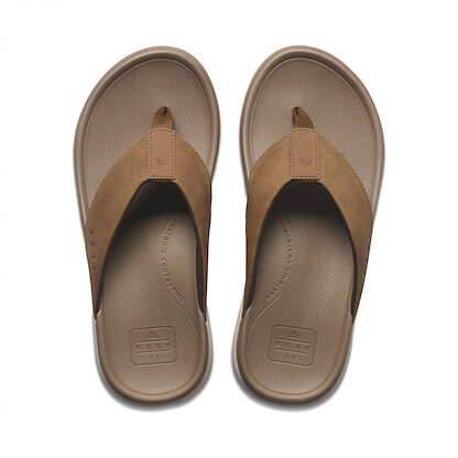 Reef Men's Cushion Norte Sandal, Tan, 12