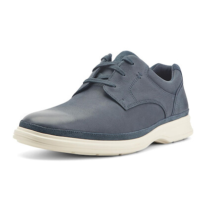Rockport Men's Dressports 2 Go Plain Toe, Dark Blue, 11.5 Medium