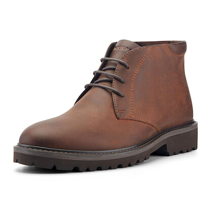 Rockport Men's Merrick Waterproof, Dark Brown, 10.5 Wide