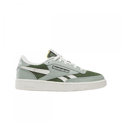 Reebok Women's Club C Revenge II Sneaker, Breakaway Green/Hybrid Green/Chalk