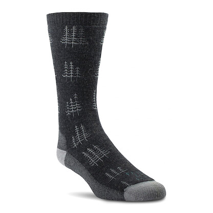 Farm to Feet Men's Cokeville Full Cushion Crew Everyday Socks Charcoal/Platinum - 8578-015