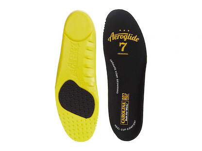 Carolina Aeroglide 7 Footbed AG7 Black 10 D (M)