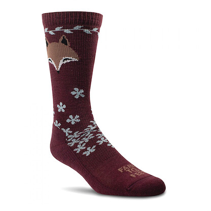 Farm to Feet Women's Emeryville Everyday Light Cushion Crew Socks -Plum - 9698-651