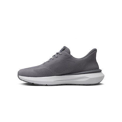 Kizik Athens 2 Knit Slip On Shoes for Men: Comfortable All-Day for Walking, Running, or Casual Wear, Wide Toe Box, Slip in & Stand Out, Hands Free - Smoked Pearl Wide