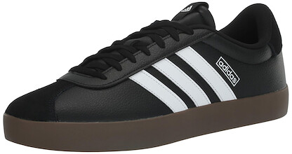 Adidas Men's VL Court 3.0 Sneaker Core Black/Cloud White/Gum - ID6286