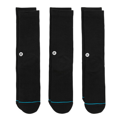 Stance Men's Icon 3 Pack Crew Socks