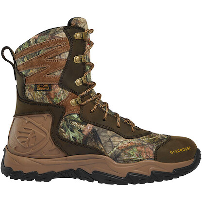 LaCrosse Men's 8" Windrose Waterproof Hunting Boot Mossy Oak Break-Up Camo Print - 513361