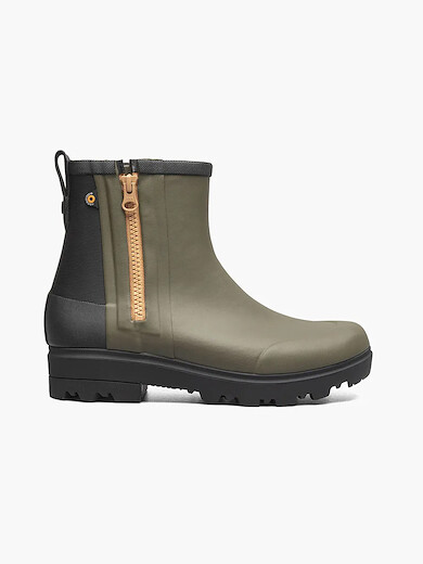BOGS Women's Holly Rain Zip Rainboot Army Green - 73131-343