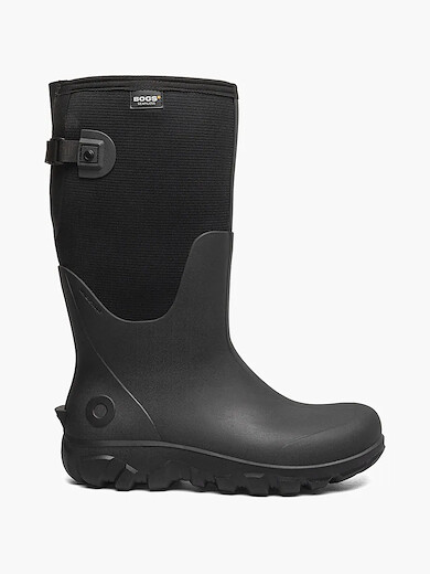 BOGS Men's Classic Seamless Adjustable Calf Rain Boot Black - 73347-001