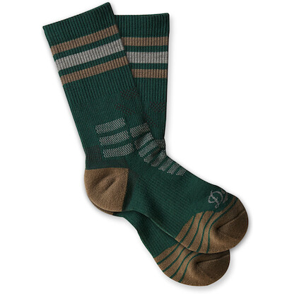Danner Men's Inquire Lightweight Crew Hiking Sock Marine Green - 75021
