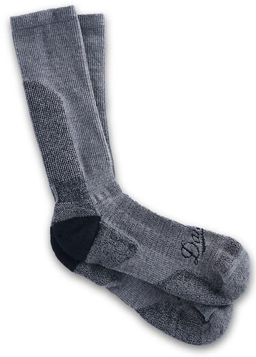 Danner Men's Run Time Lightweight Crew Socks Gray/Black - 75022
