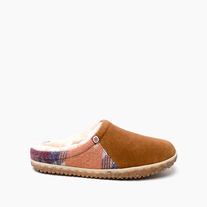 Minnetonka Women's Tahoe Slipper Brown Multi - 40132-BNM