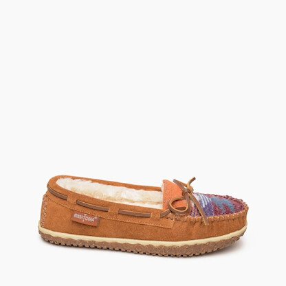 Minnetonka Women's Tilia Slipper Brown Multi - 40153-BNM